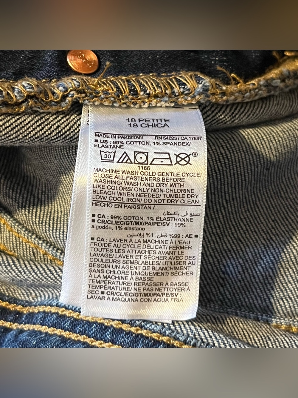 Old Navy Classic Denim Overalls in Medium Blue - Picture 8 of 8
